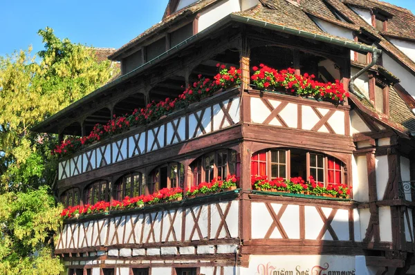 Bas rhin, die malerische Stadt Straßburg im Elsass — Stockfoto