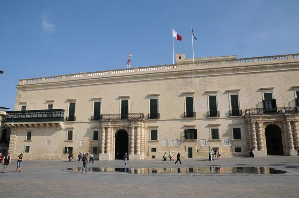 Malta, the great master palace of Valetta — Stock Photo, Image