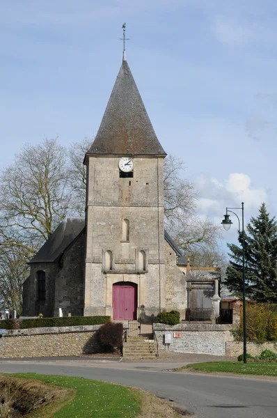 Normandie, het pittoreske dorp villers nl vexin — Stockfoto