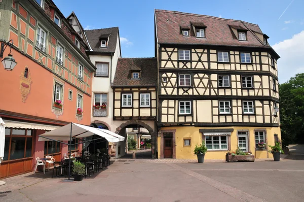 Haut Rhin, a pitoresca cidade de Colmar na Alsácia — Fotografia de Stock