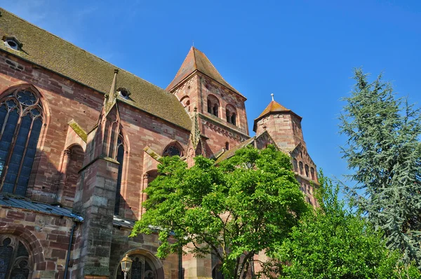 Alsace, a pitoresca aldeia de Marmoutier — Fotografia de Stock