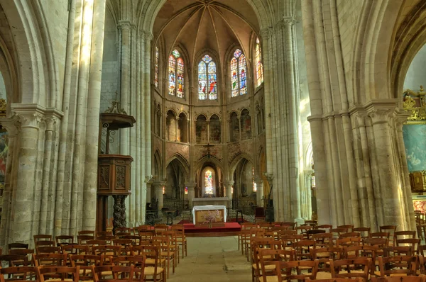 Normandie, les andelys pitoresk kenti — Stok fotoğraf