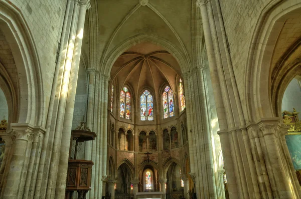 Normandie, la pittoresca città di Les Andelys — Foto Stock