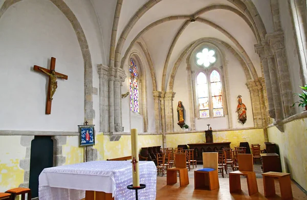 Benodet Fransa Mayıs 2021 Saint Thomas Becket Kilisesi — Stok fotoğraf