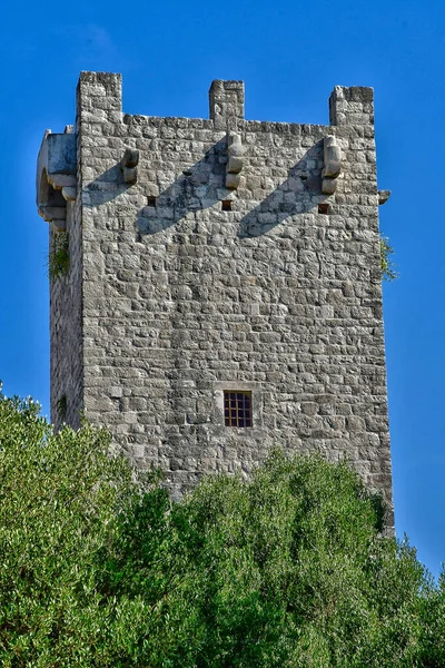 Mljet Adası Hırvatistan Eylül 2021 Benedictine Manastırı — Stok fotoğraf