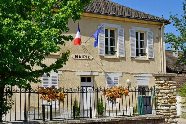 Villiers Mahieux France July 2021 School City Hall — Stock Photo, Image