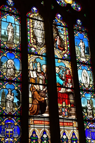 2021年5月16日 法国金伯尔 圣科伦廷大教堂 — 图库照片