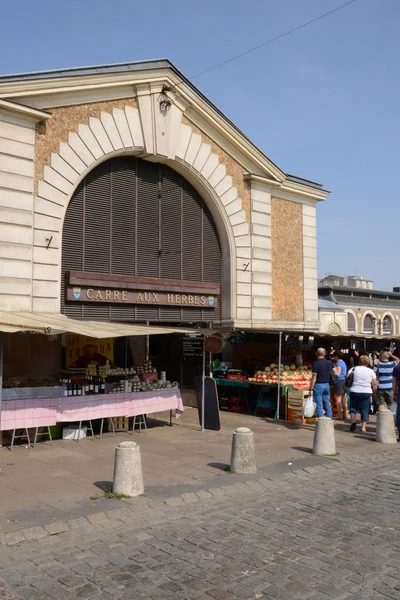 Francie, malebný trh versailles — Stock fotografie