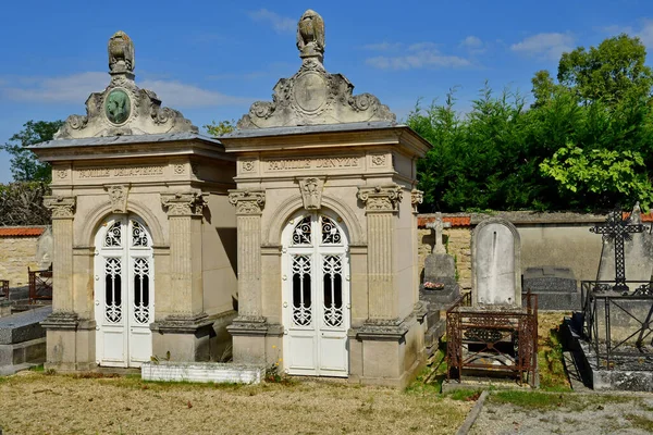Verneuil Sur Seine Francia Settembre 2021 Cimitero — Foto Stock
