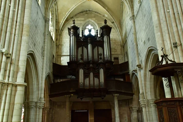 Les Andelys Frankreich Juni 2021 Die Kirche Saint Sauveur Petit — Stockfoto