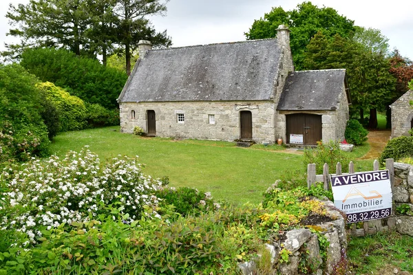 Locronan France May 2021 House Sale — Stock Photo, Image