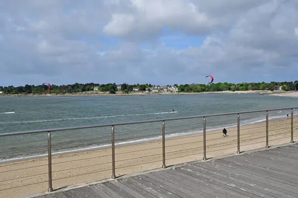 Benodet France May 2021 Windsurf Atlantic Ocean — 图库照片