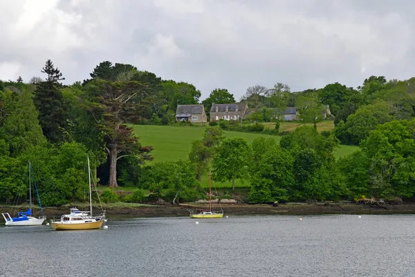 Finistere Francia Mayo 2021 Hermoso Crucero Entre Benodet Quimper Por — Foto de Stock