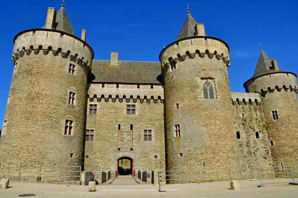 Sarzeau Frankrike Juni 2021 Suscinio Slott Byggdes Talet Bretagne Hertigarna — Stockfoto