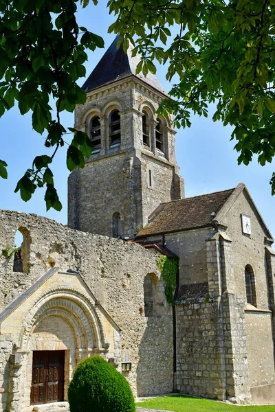 Montchauvet Frankrijk Juli 2021 Kerk Van Saint Marie Madeleine — Stockfoto
