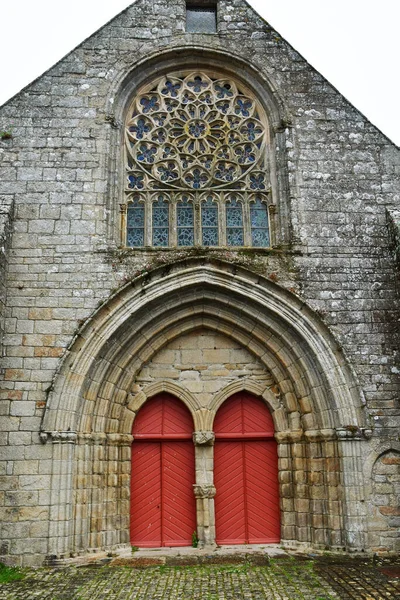 Pont Abbe Francja Maja 2021 Kościół Notre Dame Des Carmes — Zdjęcie stockowe