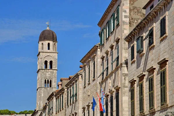 Dubrovnik Croazia Settembre 2021 Pittoresca Placa Strada Principale — Foto Stock