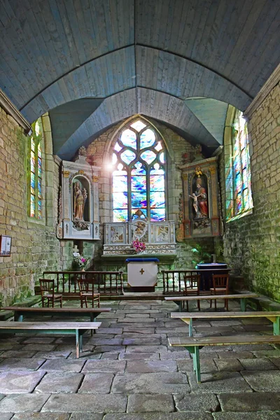 ロクロナン フランス 2021年5月16日 ノートルダム ボンヌ ヌーヴェル礼拝堂 — ストック写真