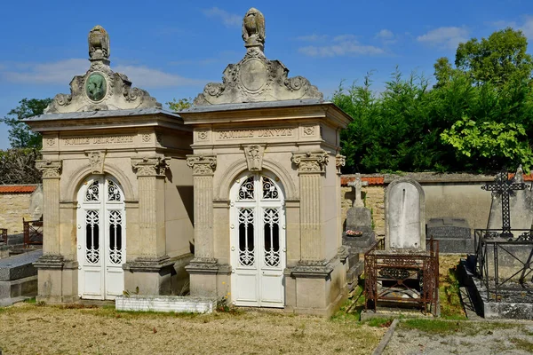 Verneuil Sur Seine França Setembro 2021 Cemitério — Fotografia de Stock