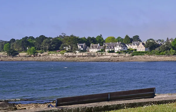 Combrit Sainte Marine França Maio 2021 Vista Cidade Benodet — Fotografia de Stock