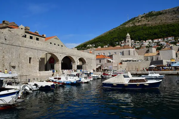 Ντουμπρόβνικ Κροατία Σεπτεμβρίου 2021 Γραφική Παλιά Πόλη — Φωτογραφία Αρχείου