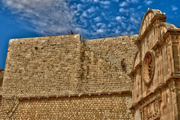 Dubrovnik Hırvatistan Eylül 2021 Resimli Eski Şehir — Stok fotoğraf