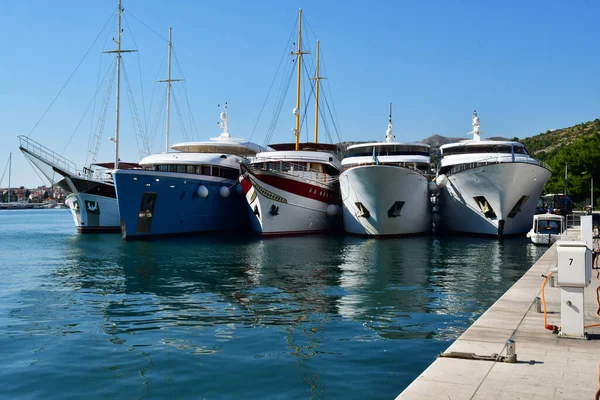 Dubrovnik Kroatien September 2021 Den Nya Hamnen — Stockfoto