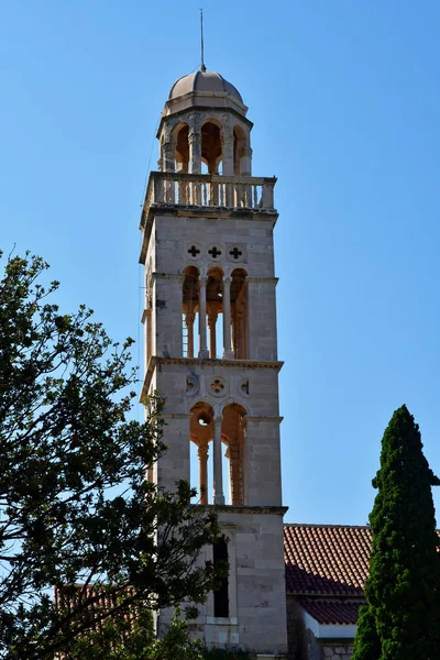 Hvar Croazia Settembre 2021 Monastero Francescano — Foto Stock