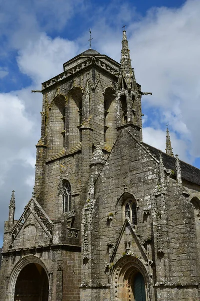 Locronan Frankrijk Mei 2021 Kerk Saint Ronan — Stockfoto