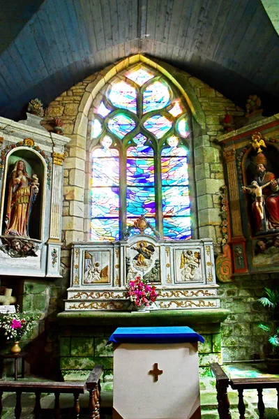 Locronan Frankreich Mai 2021 Die Kapelle Notre Dame Bonne Nouvelle — Stockfoto