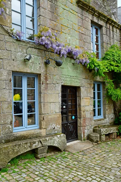 Locronan Frankrijk Mei 2021 Het Pittoreske Oude Dorp — Stockfoto