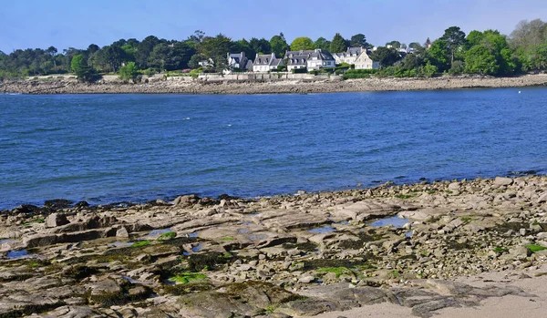 Combrit Sainte Marine Frankrijk Mei 2021 Het Uitzicht Stad Vanuit — Stockfoto