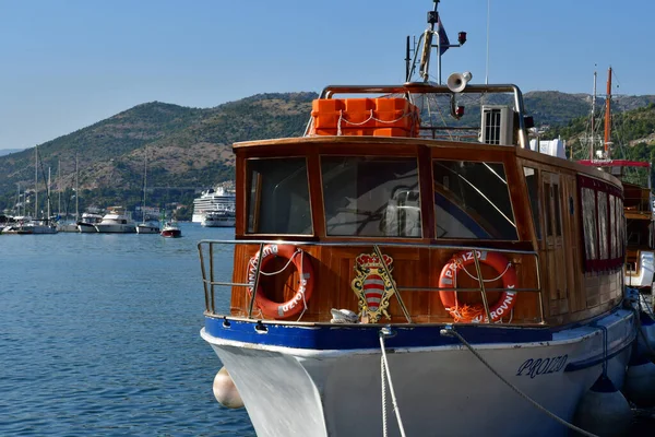 Dubrovnik Hırvatistan Eylül 2021 Yeni Liman — Stok fotoğraf