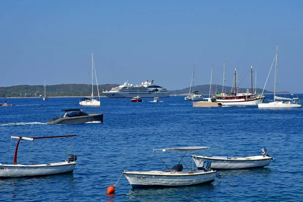 Hvar クロアチア 2021年9月3日 絵のように美しい旧市街 — ストック写真