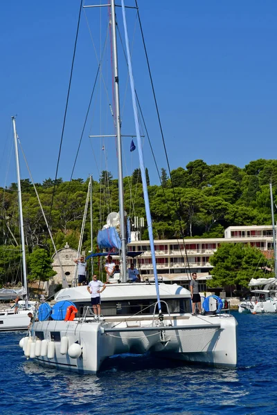 Hvar Croatia September 2021 Picturesque Old City — Stock Photo, Image