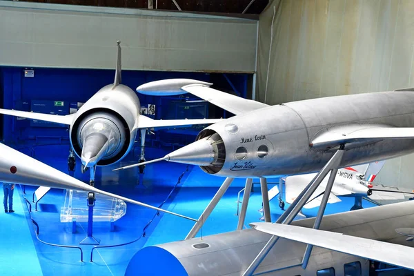 Бурже Франция Июля 2021 Года Самолеты Leduc Воздушно Космическом Музее — стоковое фото