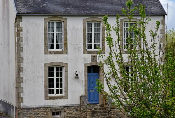 Locronan Francia Mayo 2021 Pintoresco Pueblo Antiguo — Foto de Stock