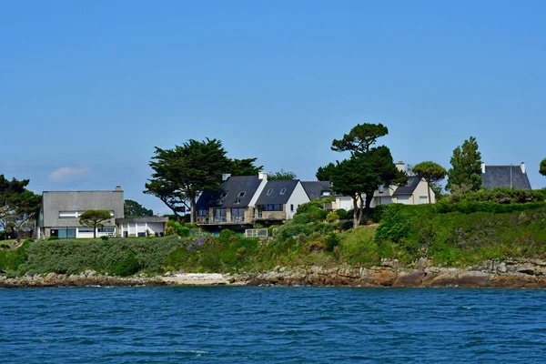 Arzon Frankrijk Juni 2021 Het Dorp Port Navalo — Stockfoto