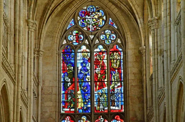 Les Andelys Frankreich Juni 2021 Die Stiftskirche Notre Dame — Stockfoto