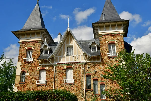 Poissy França Setembro 2021 Pitoresco Ile Migneaux — Fotografia de Stock