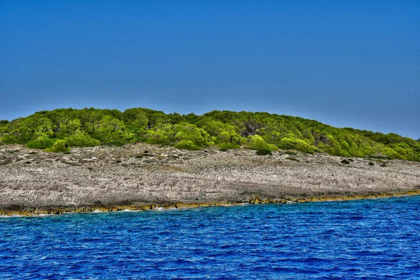 Hvar Kroatien September 2021 Malerische Insel Der Nähe Der Stadt — Stockfoto