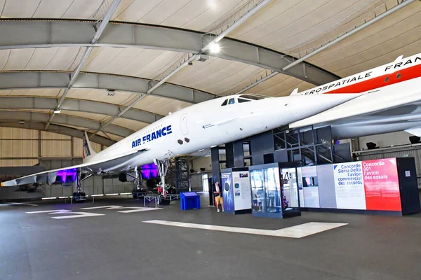 Bourget Francie Červenec 2021 Concorde Vzdušném Kosmickém Muzeu — Stock fotografie