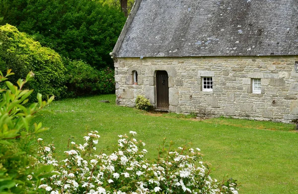 Locronan Francia Mayo 2021 Pintoresco Pueblo Antiguo — Foto de Stock