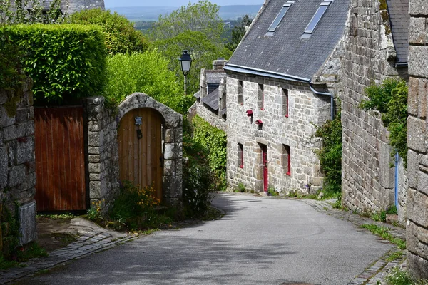 Locronan Francia Mayo 2021 Pintoresco Pueblo Antiguo — Foto de Stock