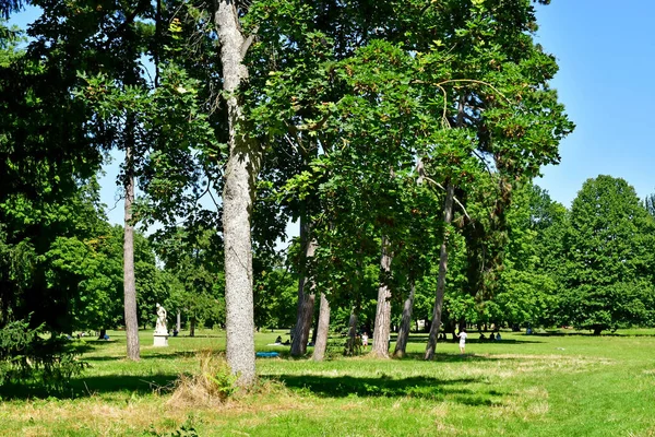 Rueil Malmaison França Julho 2021 Castelo Bois Preau — Fotografia de Stock
