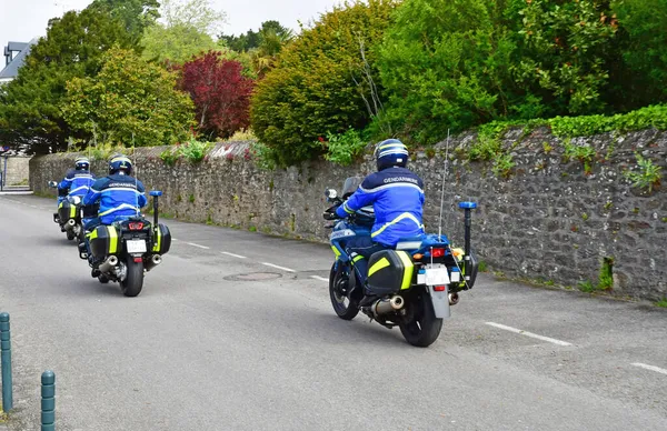 Benodet Francia Mayo 2021 Policía Nacional —  Fotos de Stock