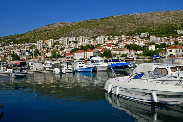 Dubrovnik Croazia Settembre 2021 Nuovo Porto — Foto Stock