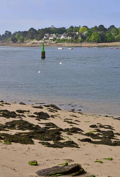 Combrit Sainte Marine Frankrijk Mei 2021 Het Uitzicht Stad Vanuit — Stockfoto