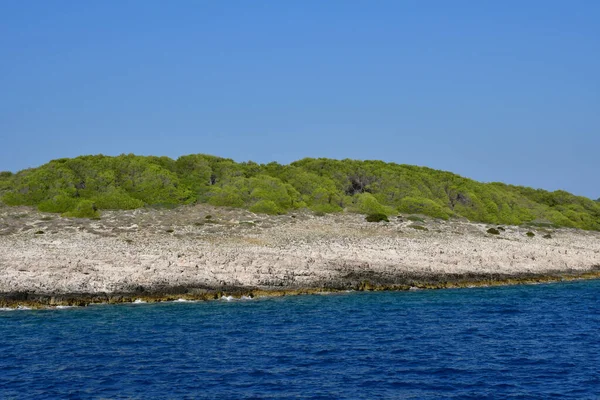 クロアチアのHvar 9月3 2021 Hvar市の近くの絵のような島 — ストック写真