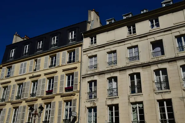 Versailles France February 2021 Apartment Block City Centre — Stock Photo, Image